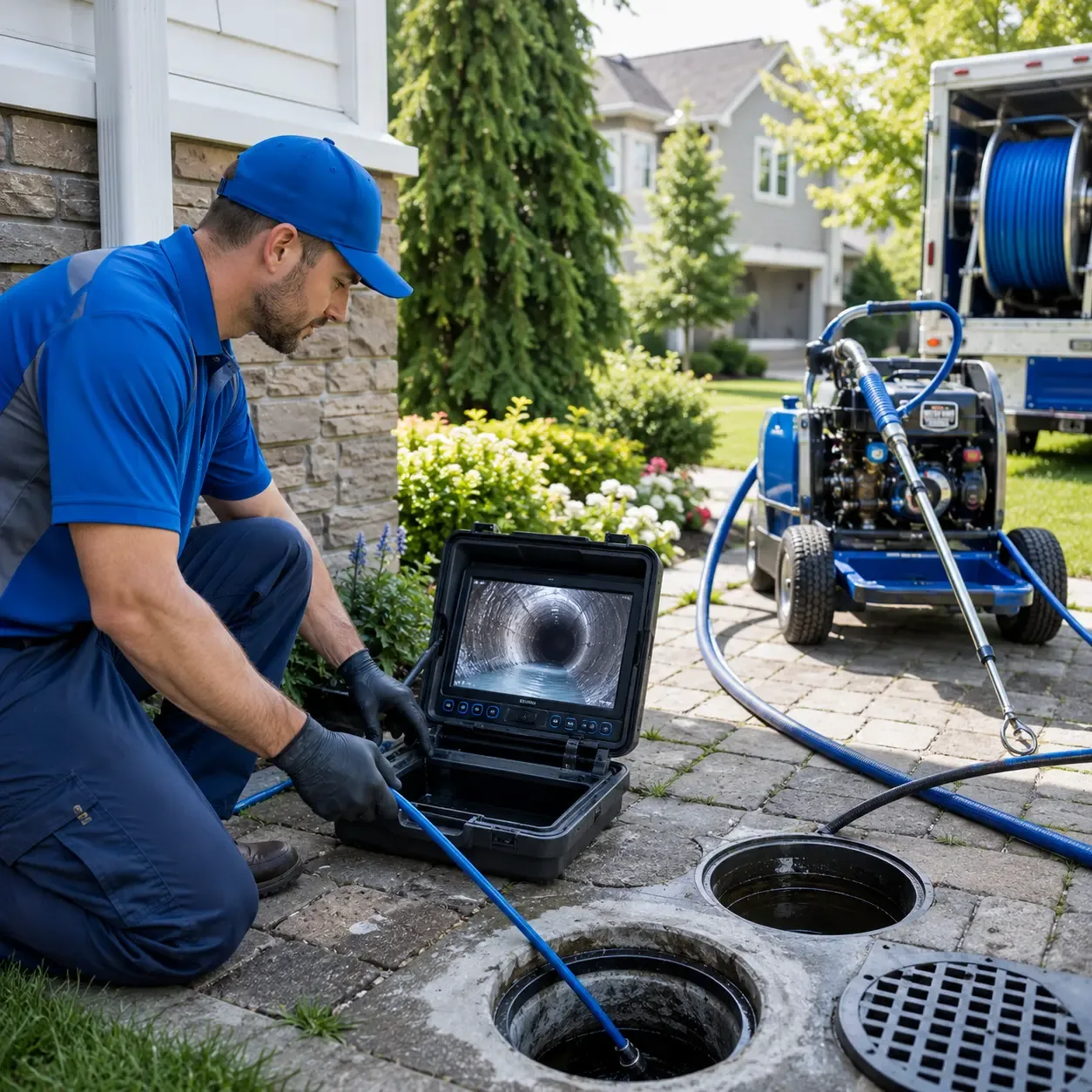 Outdoor drain cleaning professionals serving Athens, TX